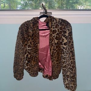 Cheetah print jacket